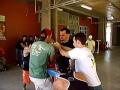 acidente em campeonato de luta de braço 