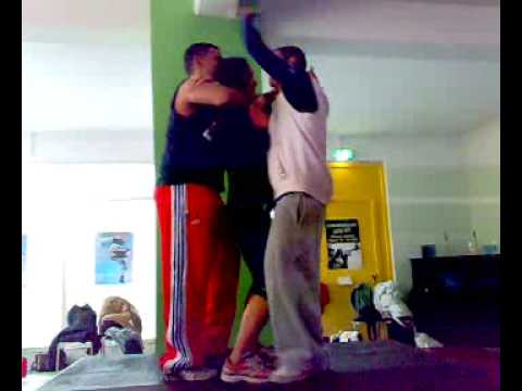 Cubamemucho Munchen 2009 Emilito Herrera Cuban salsa 2 men with 1 woman 05042009