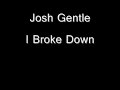 I Broke Down, No Lyrics