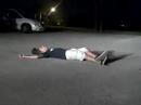 me falling on half cab flip