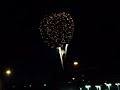 Fireworks from the train