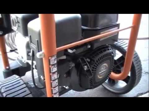 ridgid - This Rigid power washer is fantastic. This model does not have a throttle, it runs wide open. Starts first pull, the Subaru is a great engine, but the fuel t...