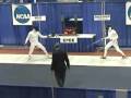 NCAA Men's Epee Gold Medal Bout: Zingerman v Wicas Second Period