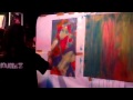 Felipe Smith, Live painting @ Captain Kangaroo, ver.1