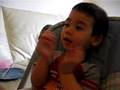 Nathanael Laughing & Making Kuih Raya