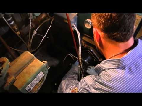 how to service a oil boiler