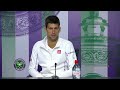 Novak Djokovic: 'I need to learn to fall' - Wimbledon 2014