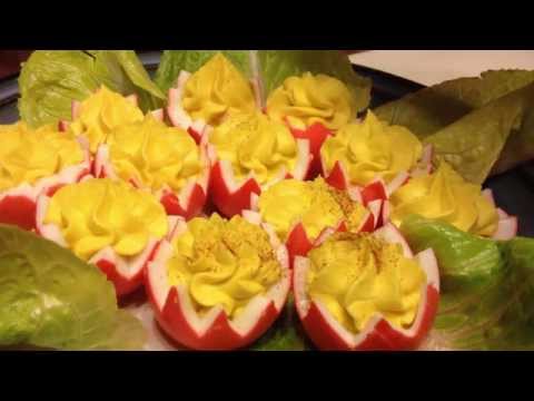 how to dye deviled eggs