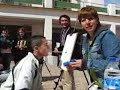 Pintura con la boca y la cabeza Pintura con la boca y la cabeza