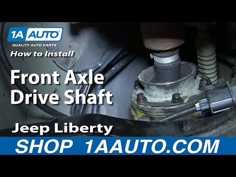 How To Install Remove Front Axle Drive Shaft 2002-07 Jeep Liberty