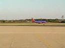 Southwest Airlines 73G taking off out of ORF
