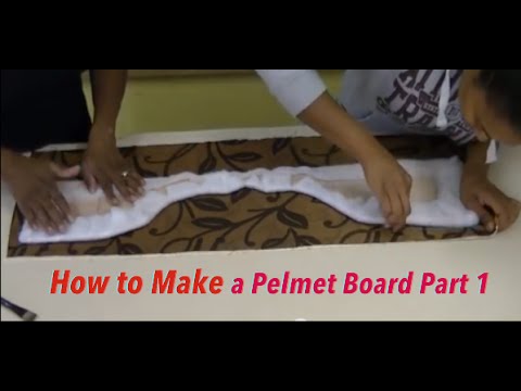 how to fit b&q pelmet