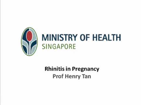 how to relieve rhinitis of pregnancy