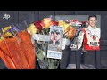 there were tributes monday for dan wheldon at las vegas motor speedway and the indianapolis motor speedway. wheldon's father clive said his son was 