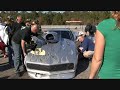 This is just a short clip of Jeff Paulk and his wreck in Montgomery. Jeff usually drives his truck called the Car Killer in limited street. This is his XTF car that he runs in ADRL. He brought both vehicles to the ORSCA race in Montgomery on Nov 7th - 8th. He was driving his XTF car in Automatic Promod. He qualified number 3 with a 4.119. This was his fastest pass of the week with a 4.09 even though he wrecked. Jeff was ok as well as the car. As you can see it just need some body work.