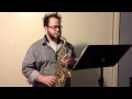 TMEA All-State Jazz Saxophone Etude 2 (Ballad) TMEA 2012-2013