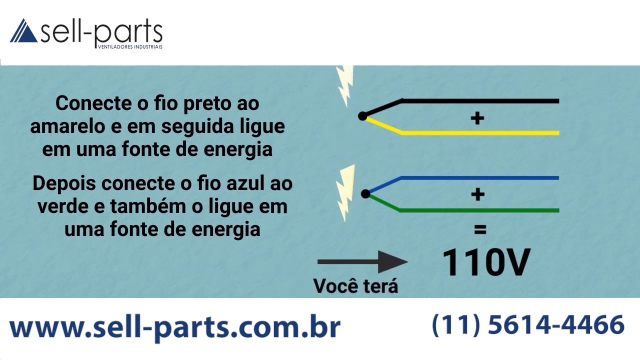 ligação Microventilador 180mm