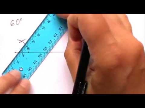 video-linktoworks-Constructing an Angle of 60 degrees - YouTube