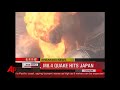 Raw Video: Refinery Burns After Japan Quake