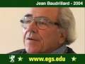 Jean Baudrillard -European Graduate School- 2004 seminar 15