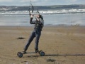 Ian learning to stop his landboard! Ian learning to stop his landboard!