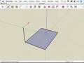 SketchUp: Giving instructions with the drawing axes