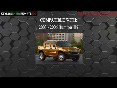 How To Replace Hummer H2 Key Fob Battery 2003 2004 2005 2006