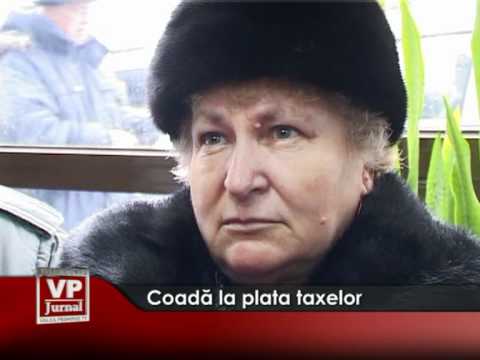 Coadă la plata taxelor
