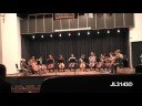Hongaarse DansRepetitie door de cellisten van het jeugdorkest van Muziekschool Kumulus Maastricht in het kader van het Mega Kinder Cello Orkest op de Cello Biënnale te Amsterdam op 18 okt 2008