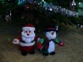 santa and mr snowman