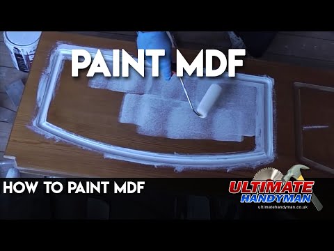 how to properly paint mdf