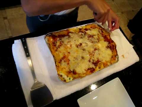 how to drain ricotta for lasagna