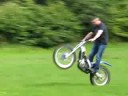 trials bike wheelie