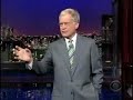 David Letterman Monologue FUNNY AS HELL!!!
