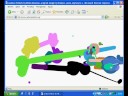 Utilización da páxina coa aplicación para pintar como Jackson Pollock