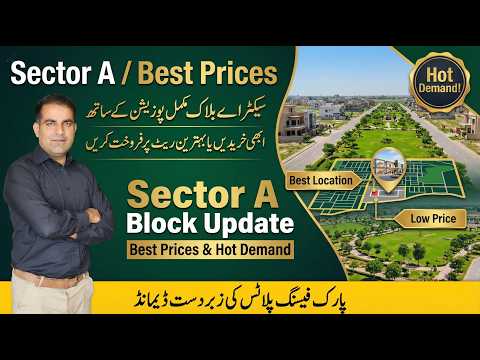 DHA Bahawalpur Sector A: Park Facing & Theme Park Plots Demand | Commercial & Residential Updates