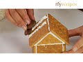 Decorating Graham Cracker Gingerbread Houses