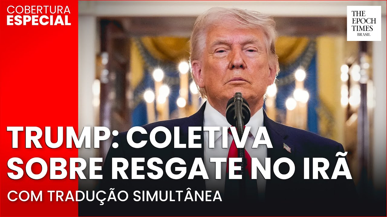 🔴 AGORA: Trump em coletiva sobre resgate de militares no Irã | Tradução simultânea