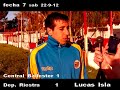 FECHA 7 NOTA jugadas LUCAS ISLA central ballester 1 dep.riestra 1 sab 22-9-12.