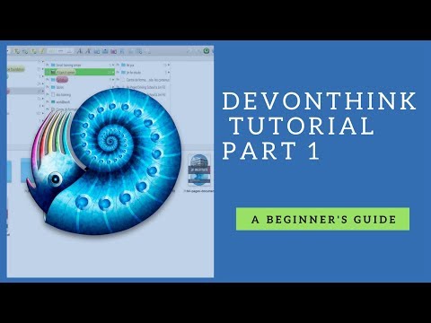 Devonthink Tutorial part 1