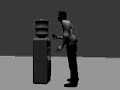 animation test - drinking water - 1