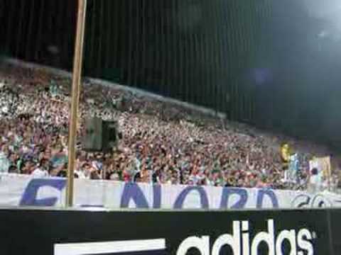 Ultras del Marsella en el Velodromo
