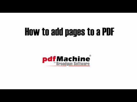 Use pdfMachine to add pages to a PDF