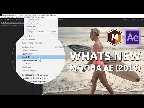 New: Mocha AE CC in Adobe After Effects 2019