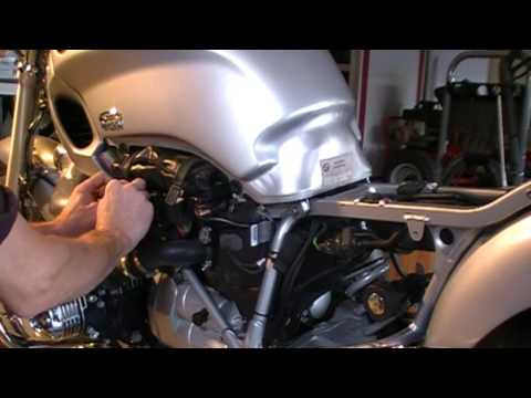 BMW R1200C Prep, Gas Tank Removal, for Battery Install – Part 1 of 3