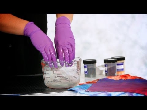 how to tie dye with squeeze bottles