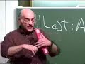 Gregory Chaitin Lecture Carnegie-Mellon University 2000 Pt 3