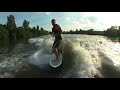 Max Surfing behind Malibu Wakesetter