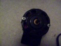 Electric motor with dimmer switch