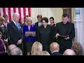 Vice President Biden Takes the Oath of Office
